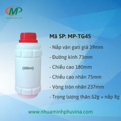 Chai nhựa 500ml khía MP-TG45