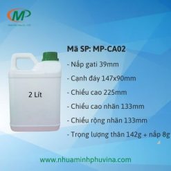 Can nhựa 2L vuông MP-CA02