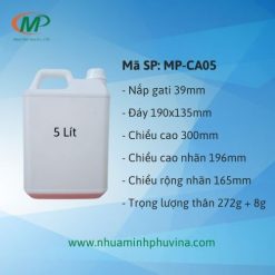 Can nhựa 5L vuông MP-CA05