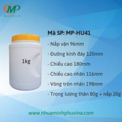 Hủ nhựa 1kg tay cầm MP-HU41