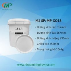 Xô nhựa 18l MP-XO18