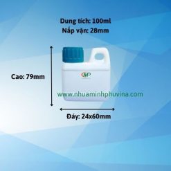 Chai nhựa HDPE 100ml MP-TG11