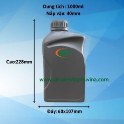 Chai nhựa HDPE đựng nhớt 1 lít MP-E03