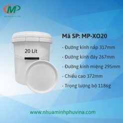 Xô nhựa HDPE 20 Lít MP-XO20