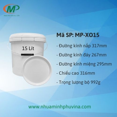 Xô nhựa MP-XO15