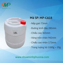 Can nhựa HDPE 18 Lít MP-CA18